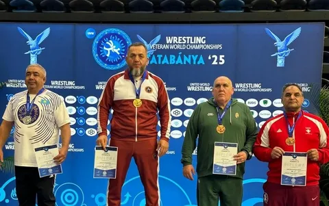 Дагестанские борцы завоевали пять медалей на Чемпионате мира среди ветеранов